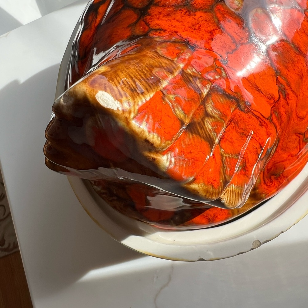 Vintage Ceramic Chicken Covered Dish - Picture 11 of 12